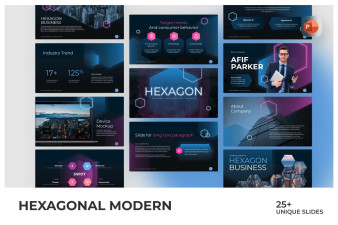 Hexagonal Modern PowerPoint Template